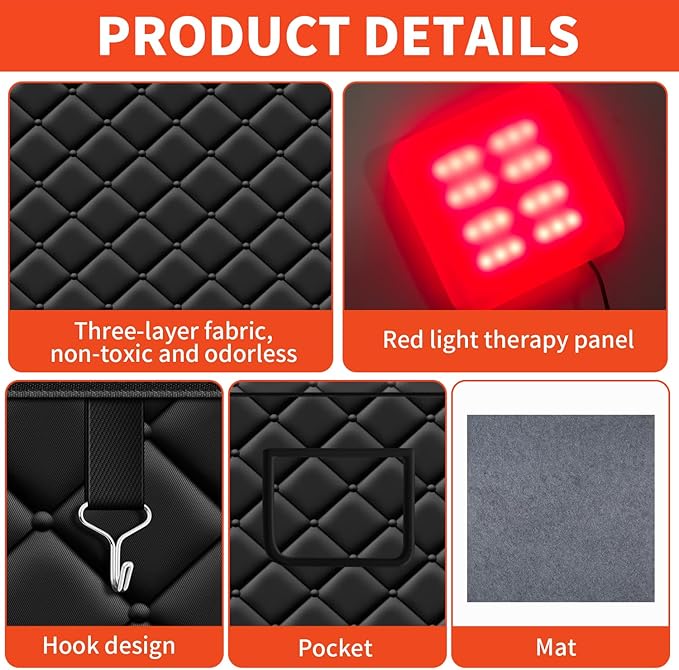 Sauna Box Red Light Theraphy - Portable Sauna for Home with 15 Levels Fast Heating, 3L/1200W Steamer and Non-Slip Mat, Remote Control for Body Relaxation, Steam Sauna for Indoor Use, 32" x 32" x 71" DAIMOT