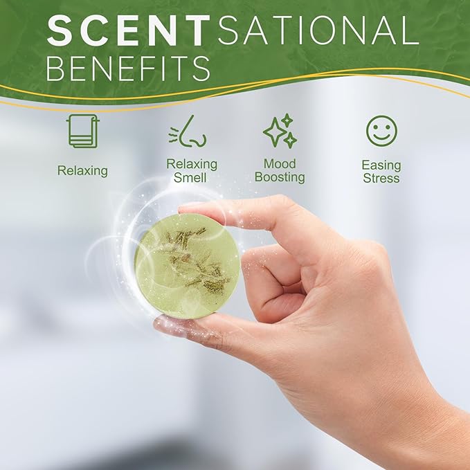 Shower Steamers Aromatherapy Birthday Gifts for Women Travel Essentials, 8 Pcs Lemon Mint, Bath Bombs Shower Bombs with Natural Essential Oils, Relaxation Home SPA - Bloomnest