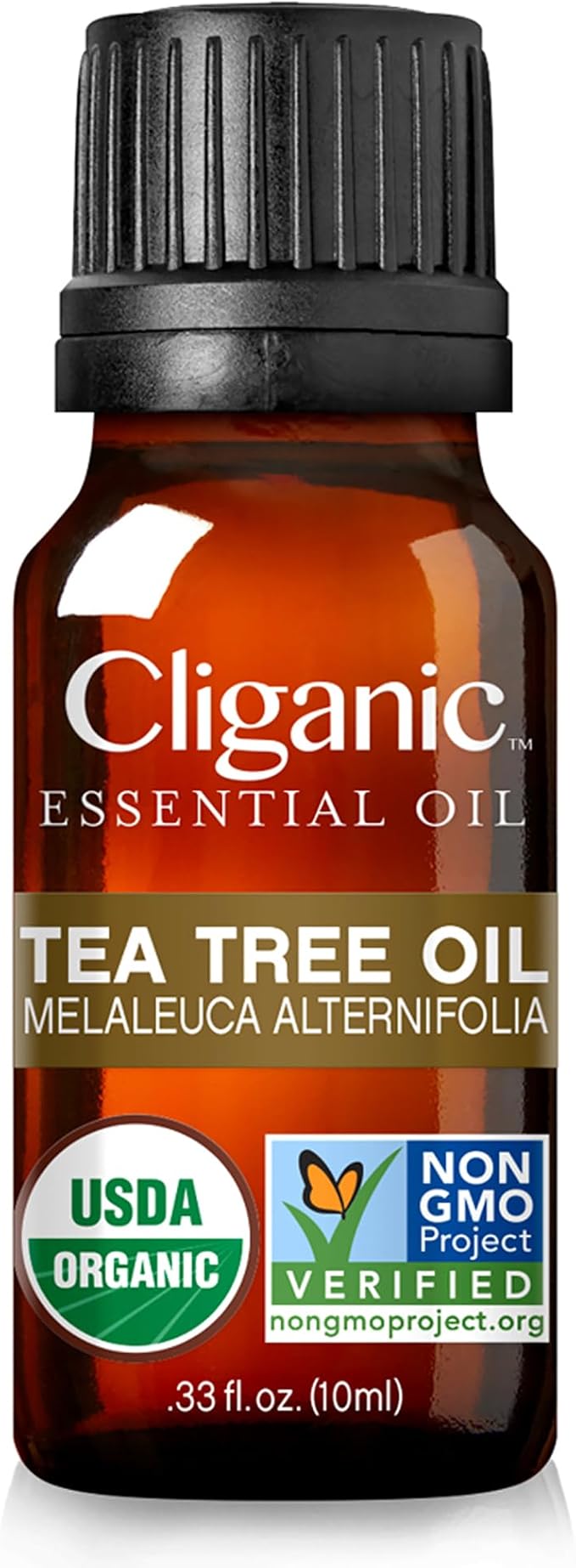 Cliganic Organic Tea Tree Essential Oil, 100% Pure Natural, for Aromatherapy | Non-GMO Verified (Packaging May Vary) Cliganic