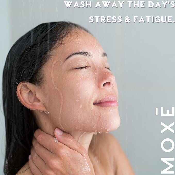 MOXE Lavender Oil Shower Mist, Spa Steam Spray, Certified Natural 100% Essential Oils, Made in USA, Aromatherapy, Tension Relief (4 FL Oz, Pack of 2) - Bloomnest