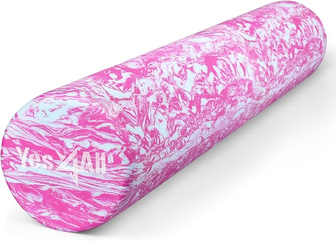 Yes4All EVA Firm Foam Roller for Back - Round Back Roller for Exercise, Yoga & Pilates 12/18/24/36 inch - Bloomnest