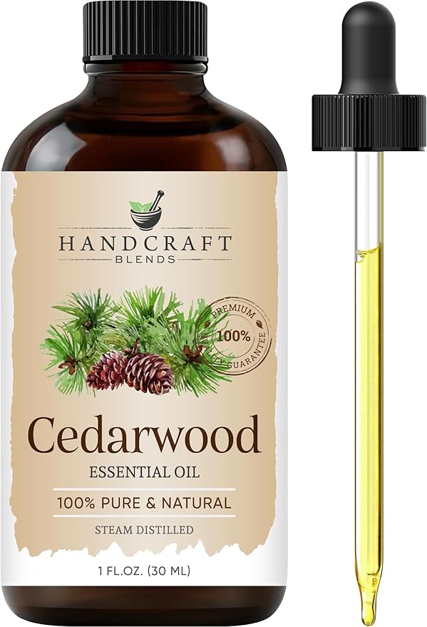Handcraft Blends Cedarwood Essential Oil – 1 Fl Oz – 100% Pure and Natural – Premium Grade Essential Oil for Diffuser and Aromatherapy, Skin, Massage, Candle and Soap Making Fragrance - Bloomnest