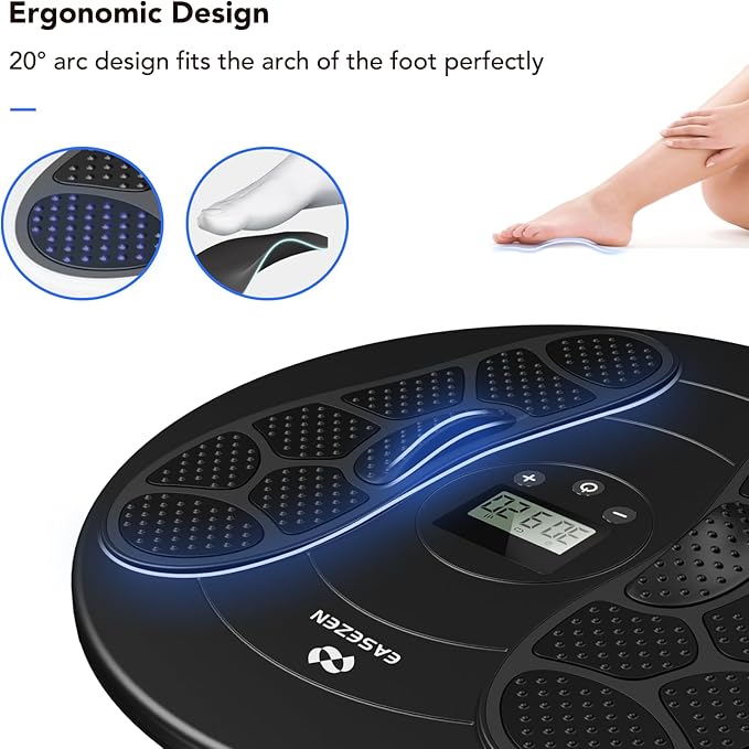 Foot Massager for Neuropathy, TENS & EMS Foot Circulation Stimulator for Pain Relief, 10 Modes and 20 Intensities, Relieve Swelling, Cramps, RLS & Plantar Fasciitis, Gifts for Mom Dad - Bloomnest