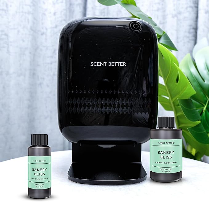 Scent Better Bakery Bliss Aroma Essential Oil Blend: an Aromatherapy Blend of Almond, Cherries, and a hint of Pistachio with for Ultrasonic Diffusers & Nebulizers (3.3 Fl Oz, 100 mL) - Bloomnest