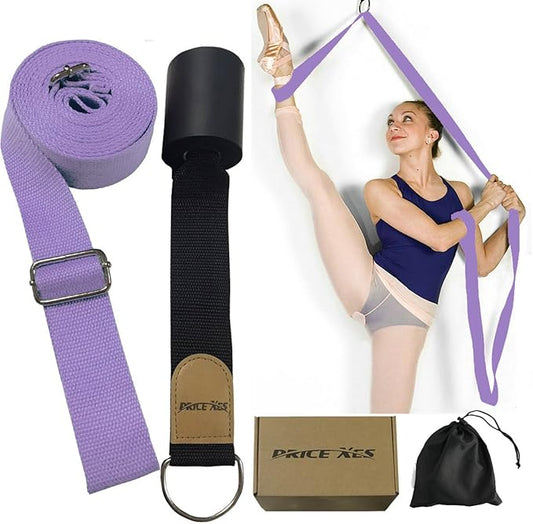Adjustable Leg Stretcher Lengthen Ballet Stretch Band - Easy Install on Door Flexibility Stretching Leg Strap Great Cheer Dance Gymnastics Trainer Stretching Equipment Taekwondo Training - Bloomnest