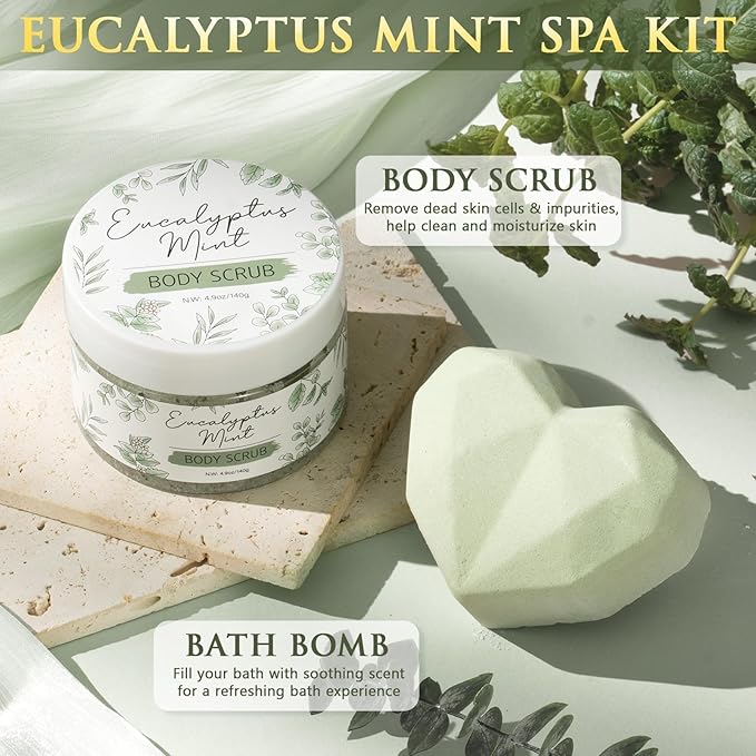 Valentine's Day Birthday Gifts for Women Self Care Package Get Well Soon Gift Baskets, Thinking of You Sympathy Spa Gift Set w/ Crochet Flower Bouquet, Unique Gifts for Women Her Wife Girlfriend Mom