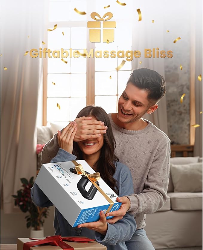 BOB AND BRAD D6 Pro Massage Gun Deep Tissue Percussion with 16mm Amplitude, Professional Muscle Massager for Athletes Pain Relief, Quiet Electric Back Massager, Gifts for Him - Bloomnest