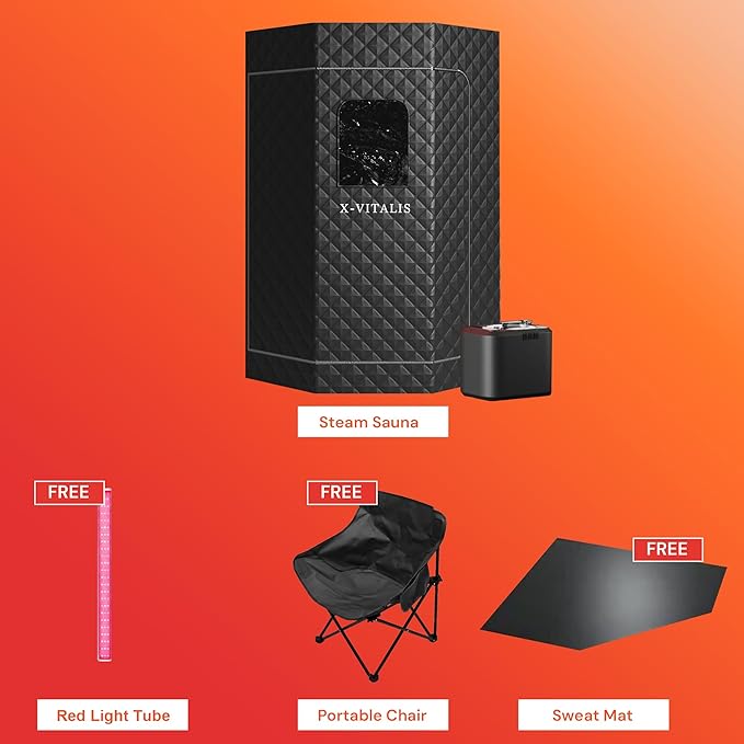 Portable Steam Sauna Tent for Home 3L Infrared Sauna for Indoor, Outdoor, Gym, Spa Bloomnest