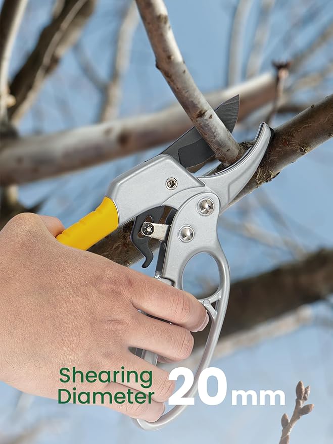 GROWNEER 3 Pack Garden Scissors kit Professional Garden Pruning Shears Stainless Steel Garden Shears Gardening Clippers Flower Plant Scissors Tools Arthritis Weak Hand Pruner Work 3 Times Easier - Bloomnest