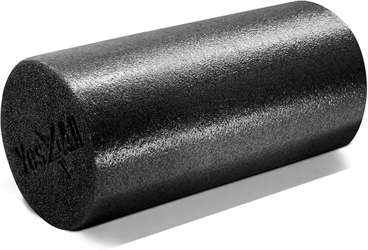 Yes4All Medium Firm Round PE Foam Roller 12, 18, 24, 36 Inches for Pilates, Yoga, Stretching, Balance & Core Exercises - Bloomnest