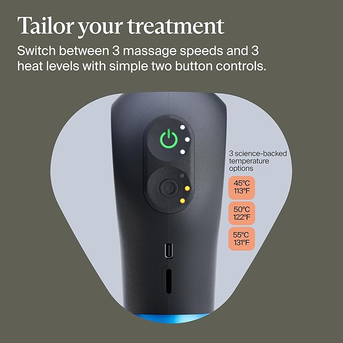 TheraGun Mini Plus Massage Gun by Therabody - Portable Massage Enhanced with Heat – Travel Essential for Faster Recovery On The Go - Bloomnest