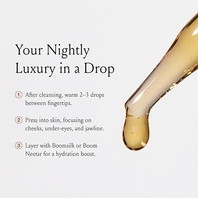 Boom Gold ™ Lightweight & Luxurious Facial Oil with Organic Ingredients for a Softer, Smoother, More Luminous Skin, with Kukui Nut & Frankincense Oil, Boom Beauty by Cindy Joseph (0.5 Oz) - Bloomnest