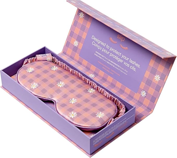slip Pure Silk Contour Sleep Mask: Protect Your Delicate Lashes with Our Innovative, Lash-Friendly Design. Experience Uninterrupted Beauty Sleep with Slipsilk Comfort, 1 Contour Mask, Posie - Bloomnest