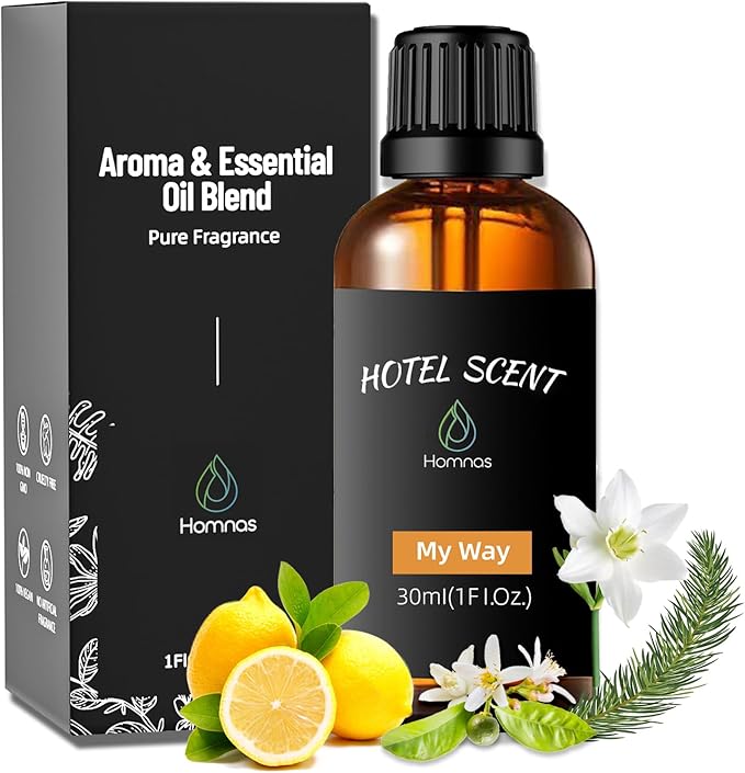 My Way Essential Oil, Diffuser Oil, Home Luxury & Scents for Diffuser, Christmas Gift 30ML Pure Diffuser Oil with Lemon, Tuberose and Vanilla for Aromatherapy - Bloomnest