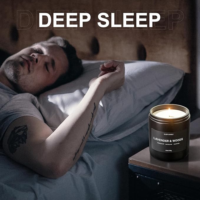 Scented Candles for Men, BOYUJK Candles for Home Scented, Candle Set for Stress Relief and Promote Sleep, Birthday Gifts for Men (1.1lb, 480g) - Bloomnest