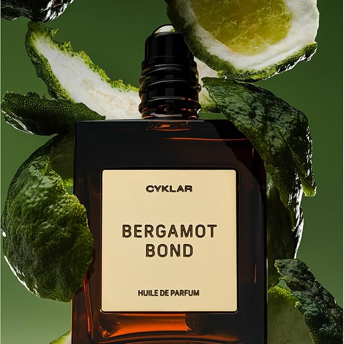 CYKLAR Perfume Oil Roll-On. Travel-Friendly Bergamot Bond Fragrance With Bergamot, Verbena, and Cashmere. Long-Lasting Essential Oil Parfum For Women and Men. 0.5 Fl Oz Scented Rollerball Bottle Cyklar