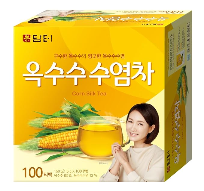 Damtuh Corn Silk Tea – Nutty & Refreshing, Caffeine-Free Herbal Tea, 100 Tea Bags (1.5g each) - Bloomnest