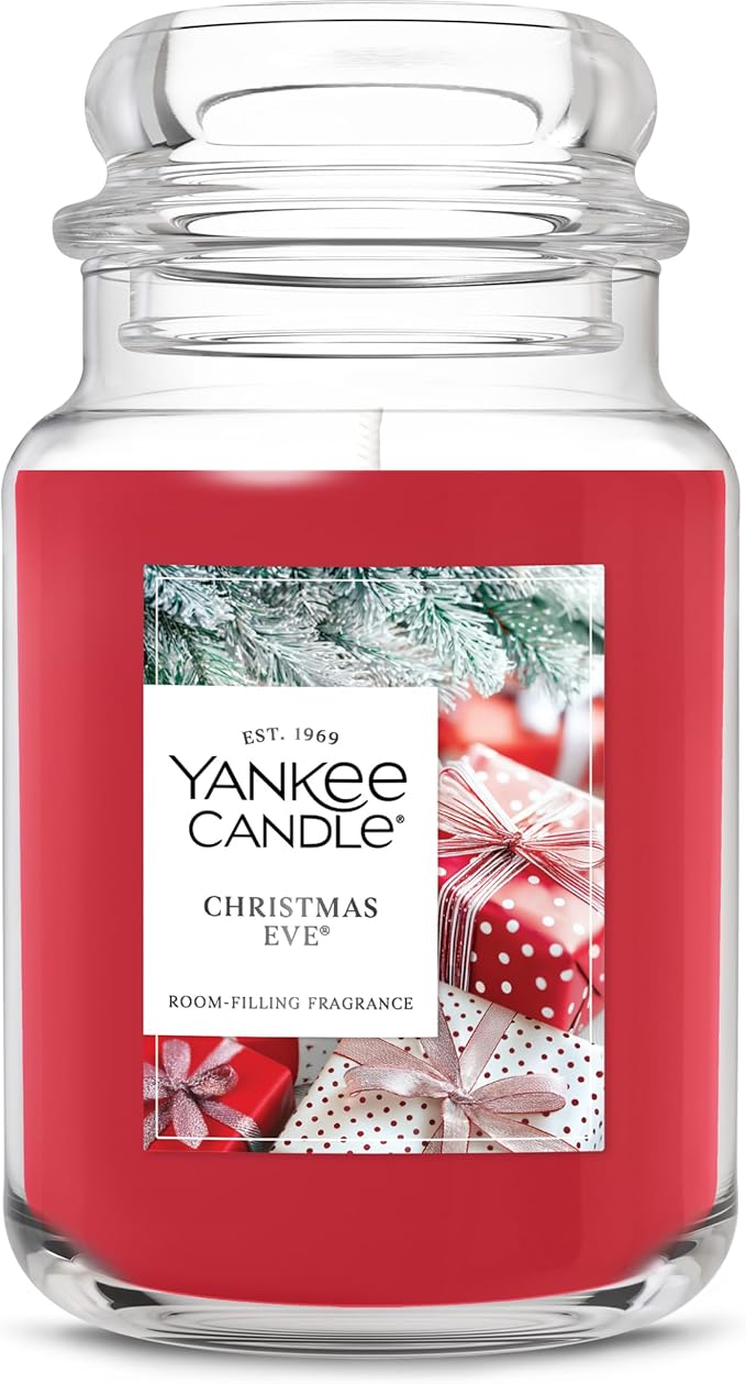 Yankee Candle Christmas Eve Scented Candle, 22oz Large Jar with up to 150 Hour Burn Time, Giftable, Holidays - Bloomnest