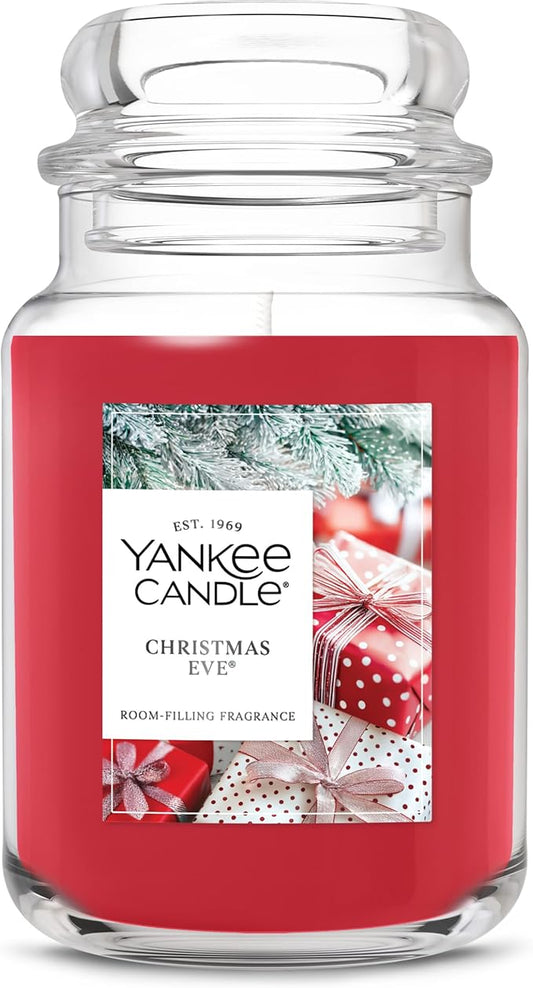 Yankee Candle Christmas Eve Scented Candle, 22oz Large Jar with up to 150 Hour Burn Time, Giftable, Holidays - Bloomnest