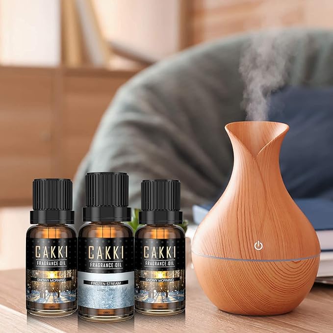 Winter Essential Oils Set - 6 Scents for Diffusers, Candles, Soaps, Gifts - Bloomnest