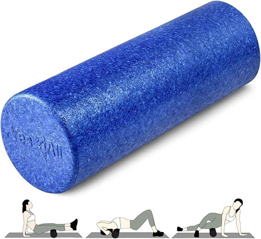 Yes4All High-Density EPP Round Back Roller Foam, Exercise Foam Roller for Yoga, Pilates & Stretching - 12, 18, 24, 36 inch - Bloomnest