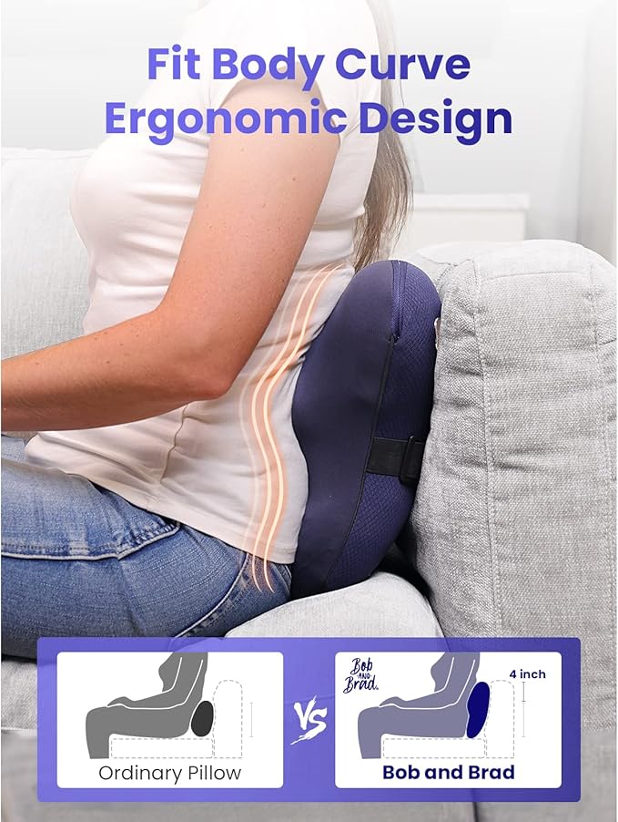 BOB AND BRAD Cordless Back Massager with Heat FSA Eligible HSA Eligible, Shiatsu Neck Massager for Pain Relief Deep Tissue, 3D Kneading Massage Pillow for Pain Relief, Birthday Gifts for Women Men - Bloomnest