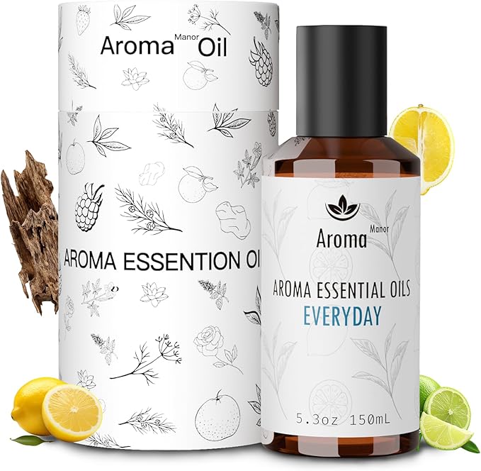 Hotel Scent Diffuser - Everyday Essential Oils for Scent Diffuser - Lemon, Lime,Citron, Guaiac Wood, Tea Leaves - Home Luxury Scents Aroma Fragrance for Home, Office - Bloomnest
