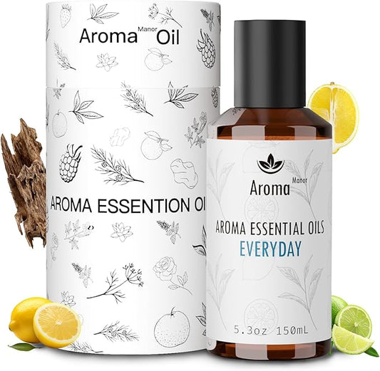 Hotel Scent Diffuser - Everyday Essential Oils for Scent Diffuser - Lemon, Lime,Citron, Guaiac Wood, Tea Leaves - Home Luxury Scents Aroma Fragrance for Home, Office - Bloomnest