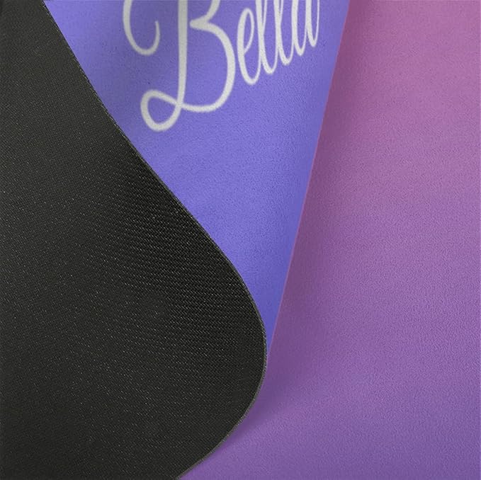 Custom Name Yoga Mat,Personalized Travel Yoga Exercise Mat,Non Slip,Perfect for Kids & Adults,Gradient Color E Series - Bloomnest
