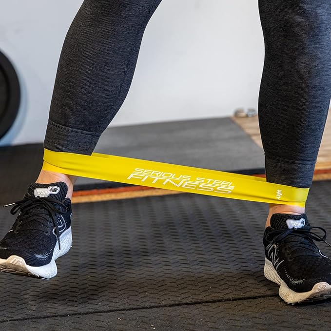 Serious Steel Fitness Mini Resistance Loop Bands | Rehab and Prehab Stretch Bands | 12" Exercise Workout Bands (Sets of 5 Pack and Sets of 10 Pack Trainer Options Available!) - Bloomnest