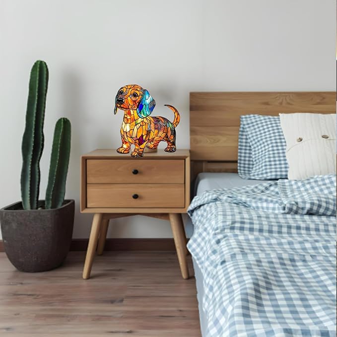 Dachshund lamp,Dog lamp,Dogs Art Night Light, Cute Dogs Themed LED Night Light, Vintage Home Decor, Fun Gift for Dog Lover (Dachshund) - Bloomnest