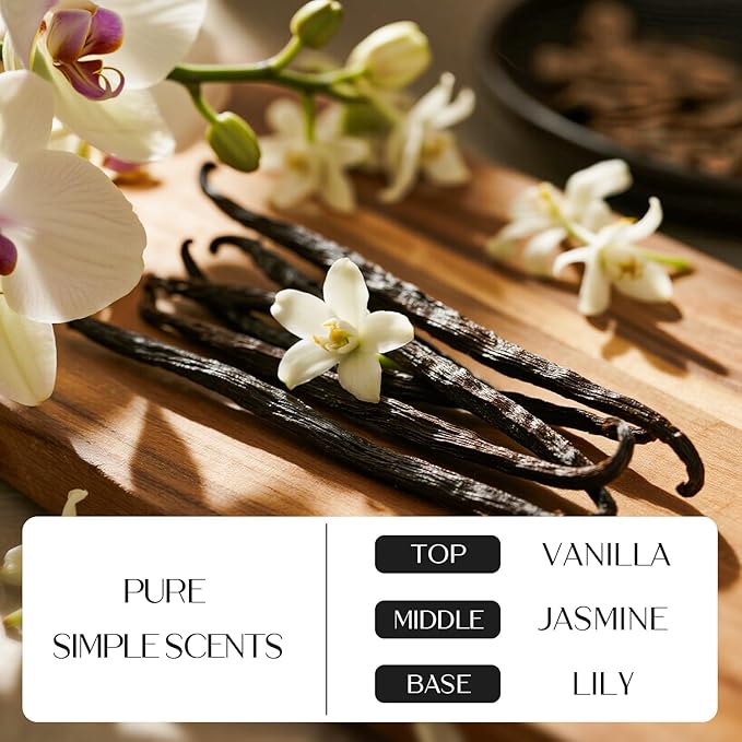 NORVENCE Scented Candles Gift Set, Stress Relief Candles for Home, Premium Soy Candle Set, Candles for Women and Men, Birthday & Christmas Gifts (Black & White, 7 oz) - Bloomnest