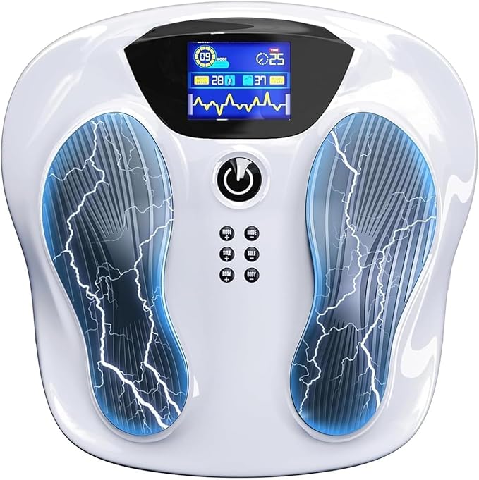 EMS Foot Stimulator Pro +, EMS Foot Massager for Neuropathy Foot Massager for Circulation and Pain Relief with TENS Unit Muscle Stimulator for Feet Body - Bloomnest