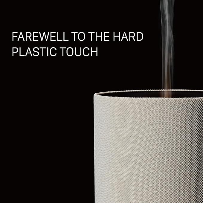 Fabric Essential Oil Diffuser, 110ml Aroma Diffuser with Night Light, 2 Mist Modes, 3 Light Settings, 4 Timer Modes, Auto Shut-Off, for Home Office Bedroom Decor - Bloomnest