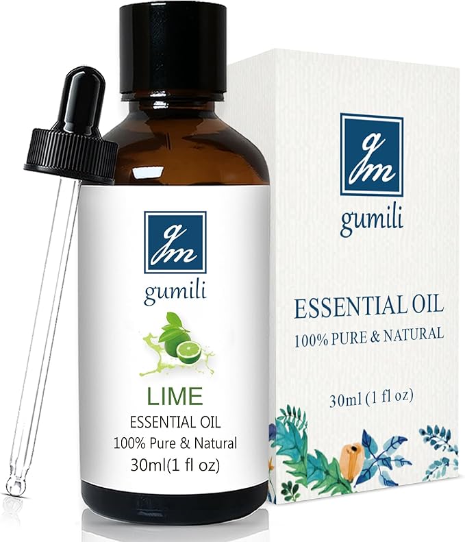 Lime Essential Oil 1 oz, 100% Pure & Undiluted Lime Oil for Diffuser, Skin & DIY, Natural Citrus Oils - Bloomnest