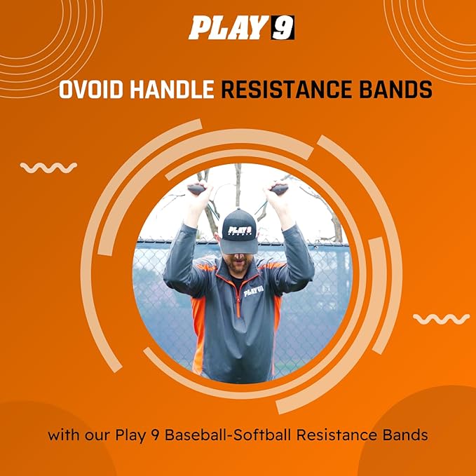 Play 9 Sports Resistance Exercise Bands Baseball Activation Elastic Training Athletes Equipment Bands - Bloomnest