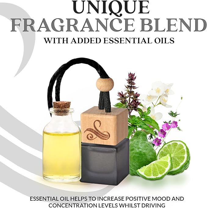 Greed Car Air Freshener for Men | Perfume Inspired Fragrances | Strong Car Freshener with Odour Eliminator Technology | Air Freshener | Long Lasting Automotive Freshener by Perfa - Bloomnest