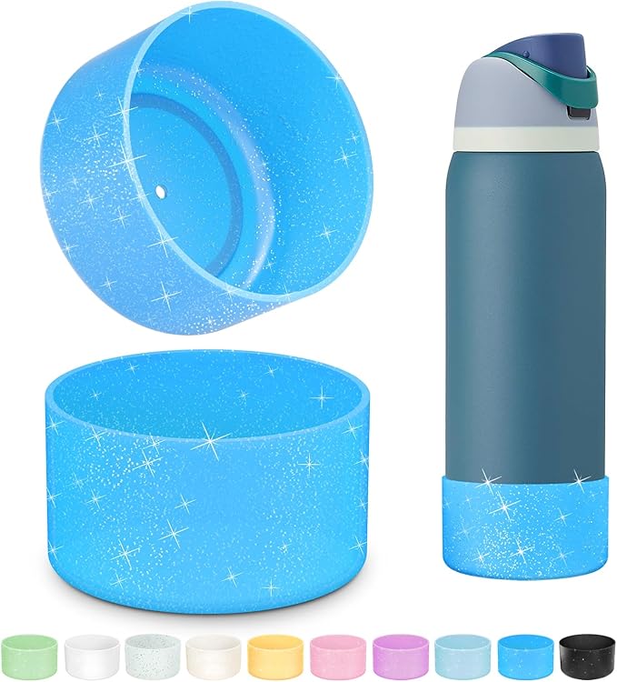 Silicone Boot for Owala Water Bottle 24 oz 32 oz 40 oz, Anti-Slip Protective Sleeve for FreeSip/Twist/Flip Stainless Steel Water Bottles Accessories BEONSKY