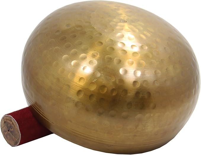 DharmaObjects Tibetan Hand Hammered 5.5 Inches Singing Bowl Cushion Mallet Set - Bloomnest