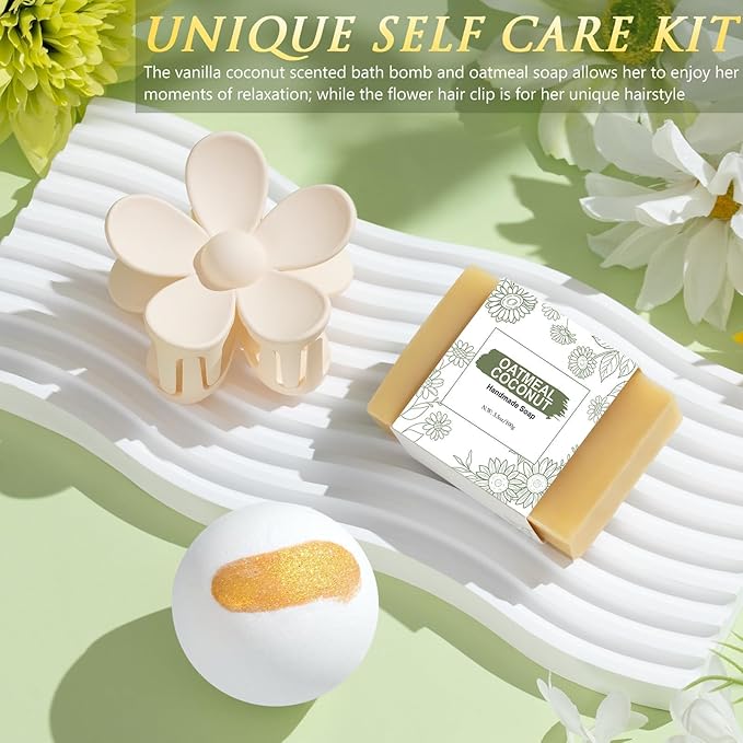 Birthday Gifts for Women Self Care Get Well Soon Gift Baskets, Spa Care Package Thinking of You Gift Set, Sympathy Inspirational Sunflower Valentines Day Gifts for Her Women Mom Friends Sister Wife - Bloomnest