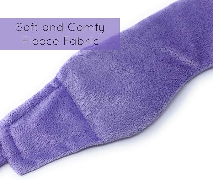 Weighted Lavender Eye Mask for Sleeping, Relaxation, Meditation & Self-Care – Aromatherapy Lavender Eye Pillow – Calming Spa Gift for Women, Men, Mom, Dad - Bloomnest