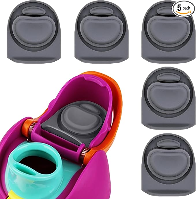 5pcs Replacement Stopper Seal Compatible with Owala FreeSip 24oz 32oz,Water Bottle Lid Insert Cap Rubber Seal Parts for Owala 16/19/24/32/40oz Spout Gasket Mouth piece Accessories F1 Frokolla