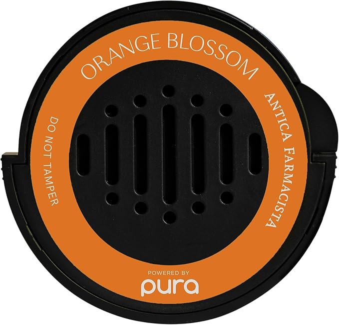 Pura Car Scent Refill - Fragrance for Pura Car Diffuser - Clean & Safe Luxury Diffuser Scent - Long-Lasting Fragrance for 30 Days of Aroma - Spring & Summer Household Essential - Orange Blossom - Bloomnest