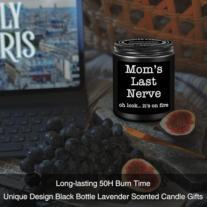 Homsolver Gifts for Mom from Daughter Son, Best Mom Gifts, Funny Mom, Birthday Thanksgiving for Mom Stepmother Adoptive Mother, Mom's Last Nerve