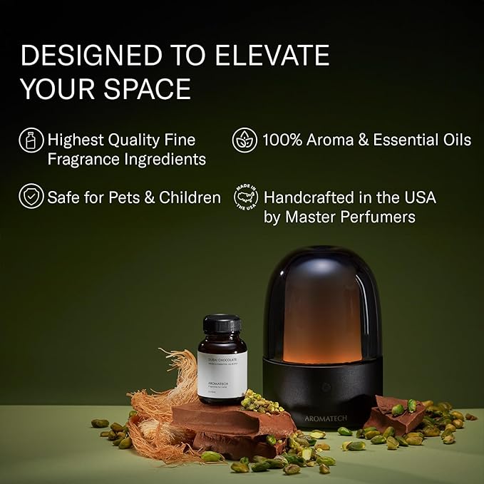 AromaTech Dubai Chocolate Essential Oils for Aroma Oil Scent Diffusers (2 fl oz,60 mL, Dubai Chocolate) - Bloomnest