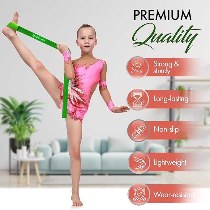 Stretching Strap for Cheer – Flexibility Stunt Strap for Cheerleaders – Durable Cheer Stretching Bands for Improved Flexibility, Range of Motion – Essential Cheer Accessories - Bloomnest