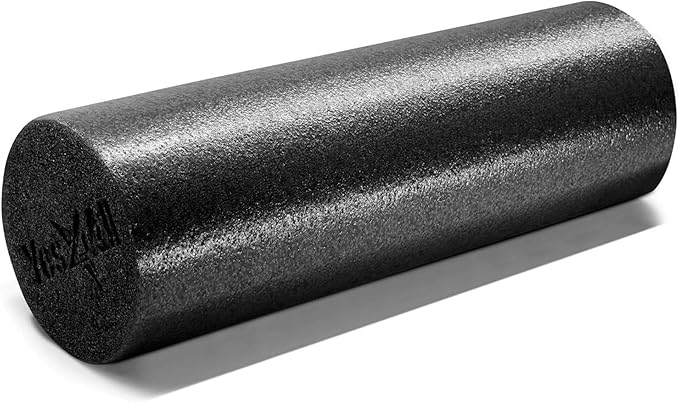 Yes4All Medium Firm Round PE Foam Roller 12, 18, 24, 36 Inches for Pilates, Yoga, Stretching, Balance & Core Exercises - Bloomnest