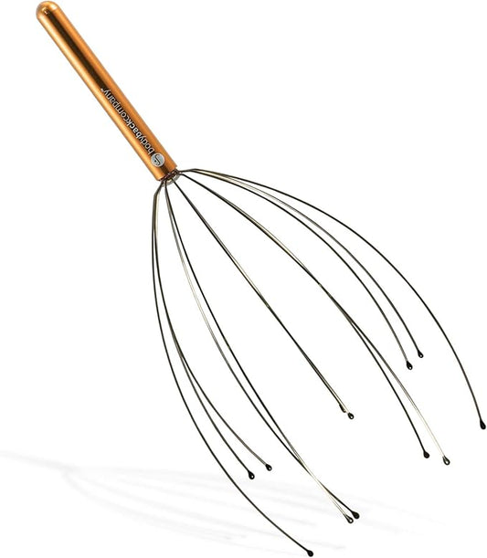 Body Back Scalp Massager, Head Scratcher, Manual Head Massager for Stress Relief, Relaxing Scalp Scratcher, Tingler for Gentle Hair Stimulation (1 Pack, Color Varies) BodyBack