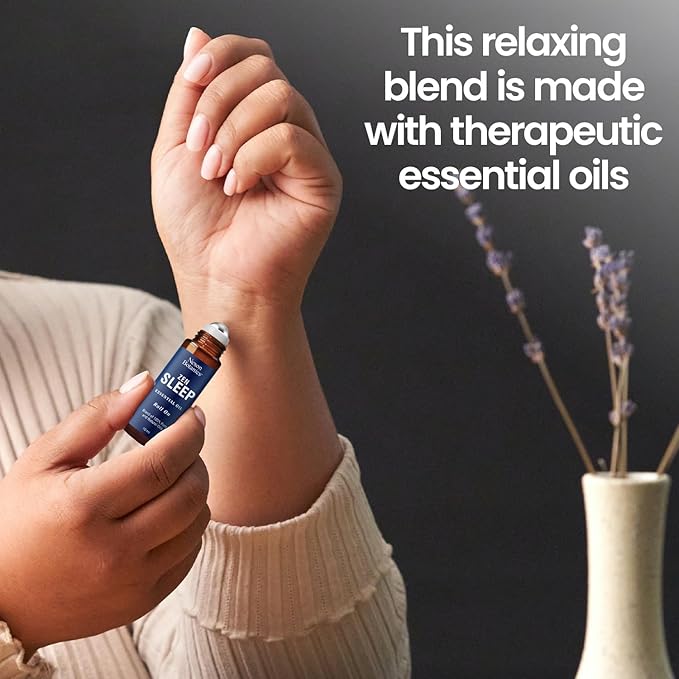 Zen Sleep Essential Oil Roll-On 10 ml - Calming Blend for Serenity & Deep Sleep - Easy-to-Use Roller Ball - Nexon Botanics - Bloomnest