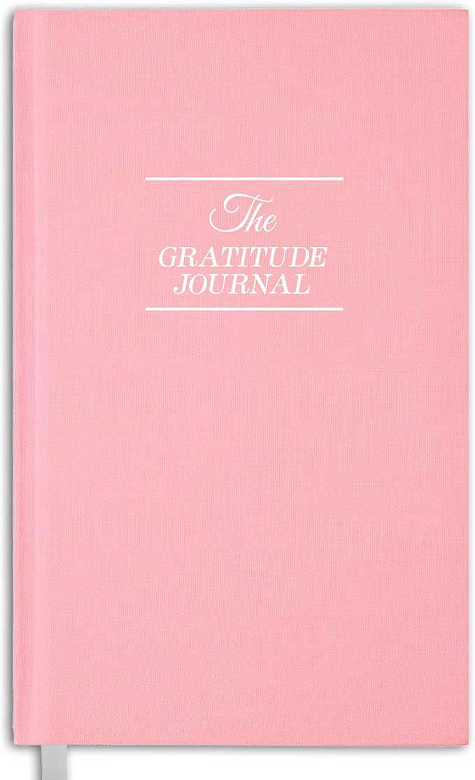 The Original Gratitude Journal for Women 2026 - Daily Gratitude Practice for Girls with Inspiring Quotes & Mindful Prompts for Affirmation Reflection and Happiness - Premium Linen Pink - Bloomnest